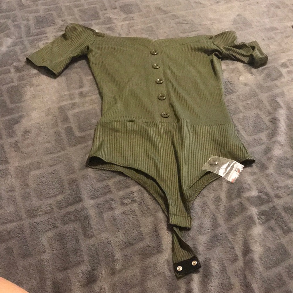 off the shoulder bodysuit